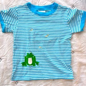 Little English boys frog t-shirt in size 4T